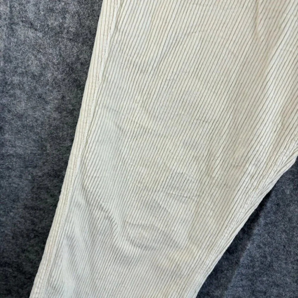 Faherty Womens Portland Flare Leg Corduroy Pants Egret Cream 28 Denim Cotton 494 - Picture 2 of 14